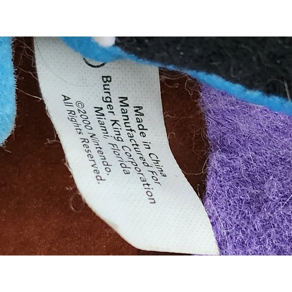 Vintage Burger King Nintendo Pokemon GOLBAT Plush 1999 Stuffed Animal Toy w/bal
